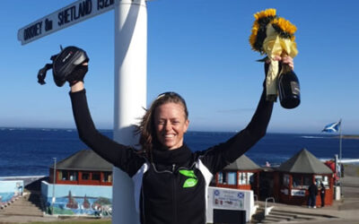 Clare cycled from Land’s End to John o’Groats for Growing Forward!